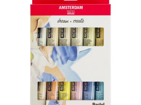 Akryylivärilajitelma 12x20 ml pastels Talens Amsterdam Online