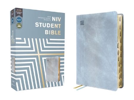 Niv, Student Bible, Leathersoft, Teal, Thumb Indexed, Comfort Print For Discount