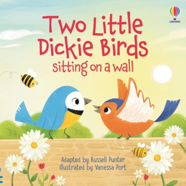 Two Little Dickie Birds sitting on a wall Online Sale