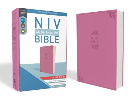 NIV, Value Thinline Bible, Large Print, Imitation Leather, Pink Online Sale