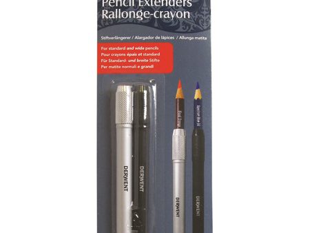 Värikynän jatkovarsi 2 kpl Derwent Pencil Extender For Cheap