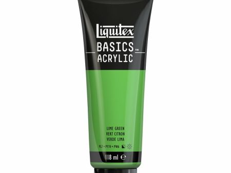 Akryyliväri 118ml 222 Lime Green Liquitex Basics Acrylic Online Hot Sale