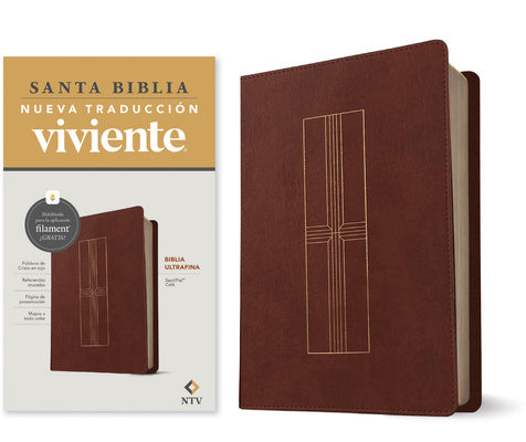 Biblia Ultrafina Ntv, Con Filament (Sentipiel, Café, Letra Roja) For Cheap