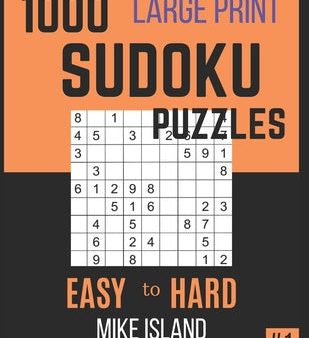 1000 Large Print Sudoku Puzzles: Sudoku Puzzle Book For Adults Cheap